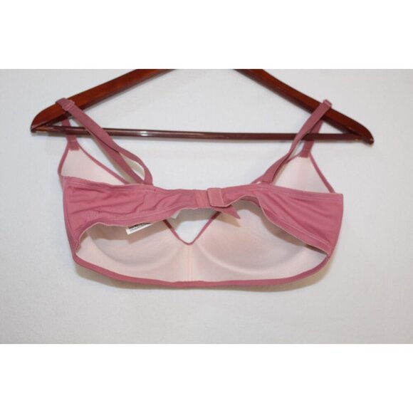 PINK Victoria's Secret 36D Mauve Pink Solid Wear Everywhere Wireless Lightly Bra - Picture 2 of 13